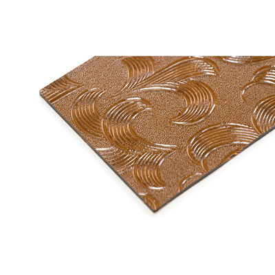 Plat gepolijst randwerk 3-8 mm getinte kleurpatroon reflecterend glas voor de bouw