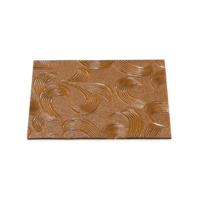 Float Pattern Glas Bruin Gekleurd Glas voor Kleine Moru Reeded Closet Deur en Venster