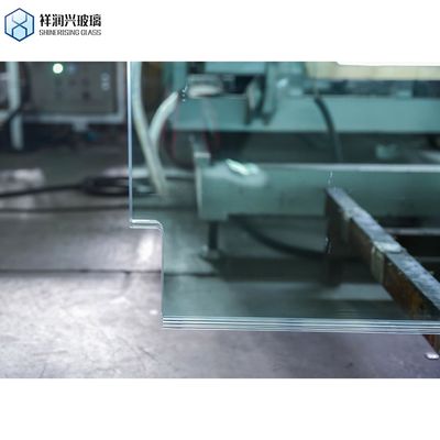 Gehooggehard decoratief glas voor gebouw vensterdeur 8 mm helder gebogen veiligheid douche deur