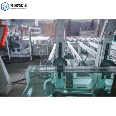 Gehooggehard decoratief glas voor gebouw vensterdeur 8 mm helder gebogen veiligheid douche deur