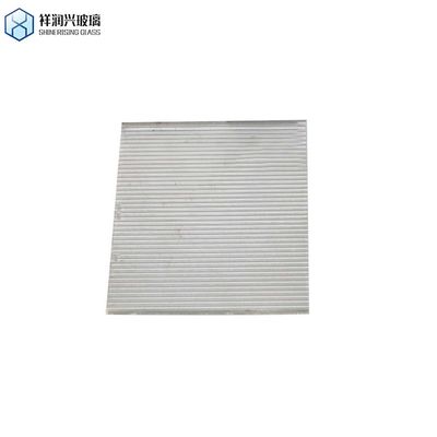 Op maat gemaakt 2440X4200mm helder gehard glas met logo en op maat gemaakt patronenglas