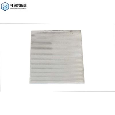 Op maat gemaakt 2440X4200mm helder gehard glas met logo en op maat gemaakt patronenglas