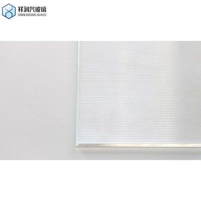 Op maat gemaakt 2440X4200mm helder gehard glas met logo en op maat gemaakt patronenglas