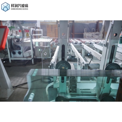 Dubbele ontwerp aluminium Franse deur met gehard glas bedraad/decoratief/badkamerglas