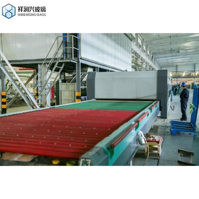 Bouwveiligheid Lage ijzeren gepolijst edged gehard glas met ISO-certificaat