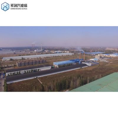 Bouwveiligheid Lage ijzeren gepolijst edged gehard glas met ISO-certificaat