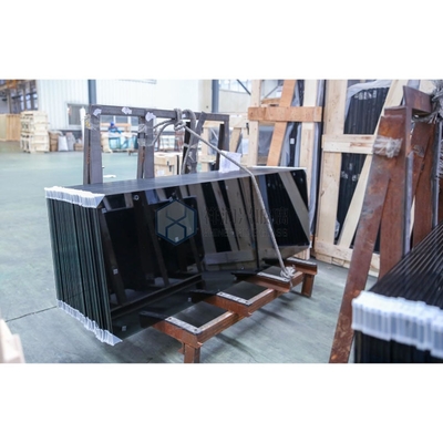 Design Aluminium Dubbelgehard glas Franse deur met CE/ISO/SGS Dikte 3mm-19mm