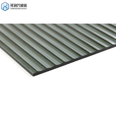 Grote golfvormige glas voor architectuur 5 mm 6 mm Diamant/kristal/Nashiji glas