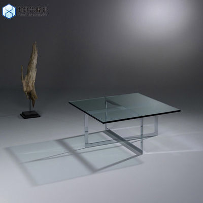 Vlak gepolijst randwerk 8 mm gehard glas voor bouwmateriaal Reflectief glazen ramen