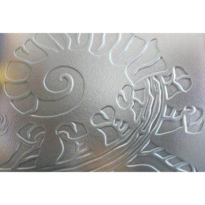 Badkamerversiering Glas met solide structuur Decoratief patroon