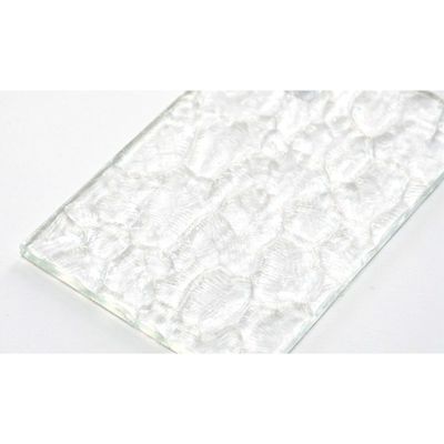 Patroonglas op maat Hot Melt Cast Art Decorative Fusing Art Glass Float Glass