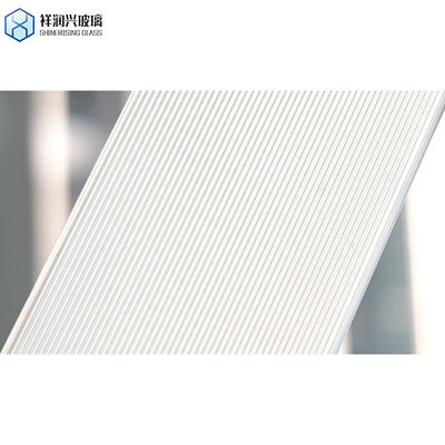 Gehard glas 8 mm Patroon Textuur Zilkplak Gravieënde balustrades Deurdikte 8 mm