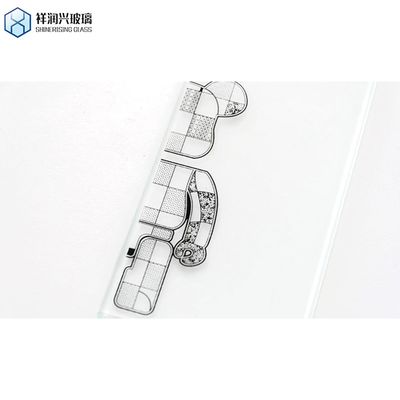 Platte 0,5 mm 0,7 mm 1 mm 2 mm 3 mm gehard zijde-schermprinterglas voor capacitieve touchscreen LCD-display