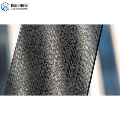 Solid color reflective glass voor gebouw venster/deur zwart glas structuur