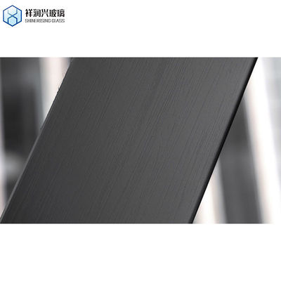 Solid color reflective glass voor gebouw venster/deur zwart glas structuur