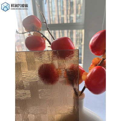 3-6mm Brons Mei Bloem Figuren Regenpunten Patroon Stijl Glas met 8 Mohs Hardheid