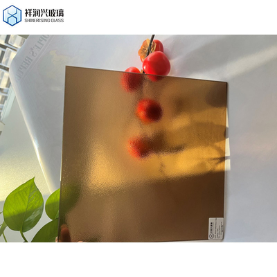 12 mm reflecterend glas decoratie gratis platte vaste zwevende glas met groene blauwe bronzen grijze kleuren
