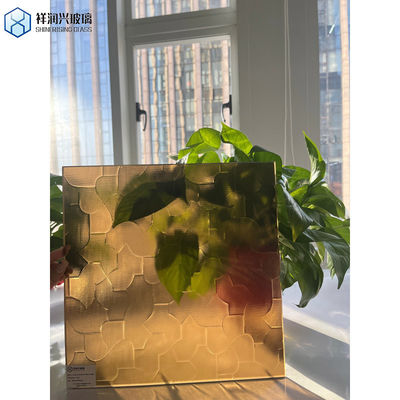 Aanpassing Bruin/Bronzen Kleur Patroon/Grol/Figuurglas met verschillende ontwerpen