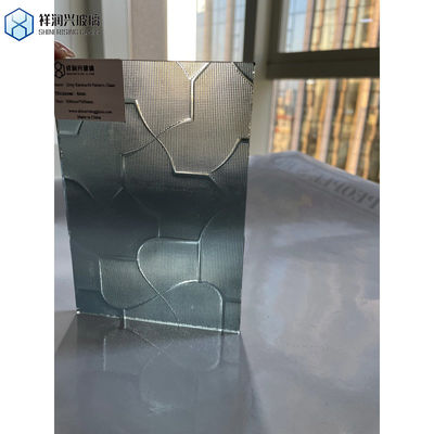 Regenpunten Patroon Stijl 3-8mm Grijze kaart Patroonbeeldglas met aanpassing