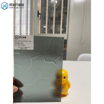 Buiten 3-8 mm Helder Brons Groen Grijz Roller Weaver Patroonbeeld Glas Mohs Hardheid 8