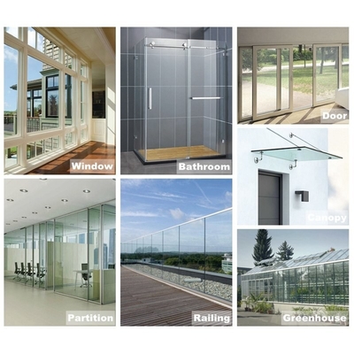 Op maat gemaakte hoge borosilicaatglasplaat voor 3D-printer getemperde borofloatglasplaat