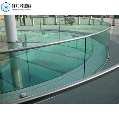 12 mm plat geharmerd glaspaneel voor zwembadheining