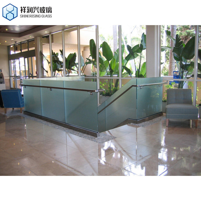 6 mm 8 mm 10 mm dik Onbreekbaar gehard Float gehard glaspaneel voor verhoging Gebouw