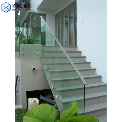 6 mm 8 mm 10 mm dik Onbreekbaar gehard Float gehard glaspaneel voor verhoging Gebouw