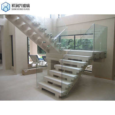 6 mm 8 mm 10 mm dik Onbreekbaar gehard Float gehard glaspaneel voor verhoging Gebouw