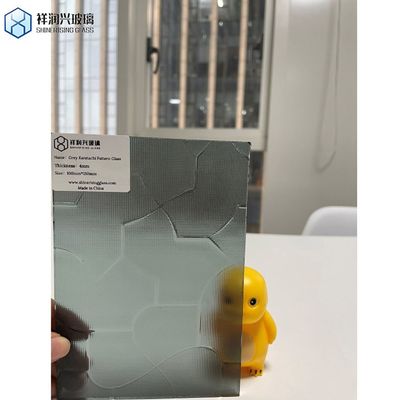 5 mm 8 mm 10 mm gehard geribd glas op maat van uw specificaties voor architectuur