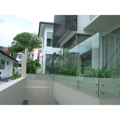 8 mm 10 mm 12 mm geharde gelaagd glasbalustrade met 5 jaar service na verkoop