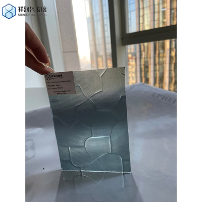 8 Mohs hardheid oven gesmolten sloop textuur patroon glas voor gordijnwand balustrade