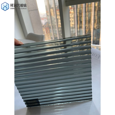 8 Mohs hardheid oven gesmolten sloop textuur patroon glas voor gordijnwand balustrade