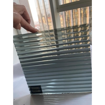Heldergroen Blauw Brons Nashiji-glas met patronen 3-8 mm voor balkonrailingen