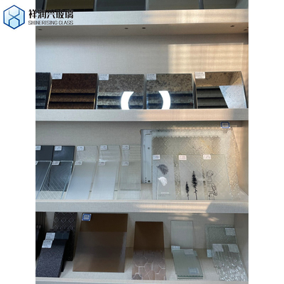 Rebest 8mm Solid Color Tempered Decorative Figured Glass Klant prima verwerking