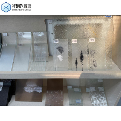 Solid Structure Figured Glass voor interieurontwerp in gelamineerd bouwpatroon