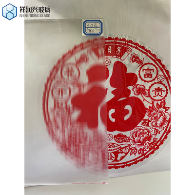 5 mm helder diamant gefigureerd gelamineerd kunst decoratief patroon glas voor Windows Cp-Tp
