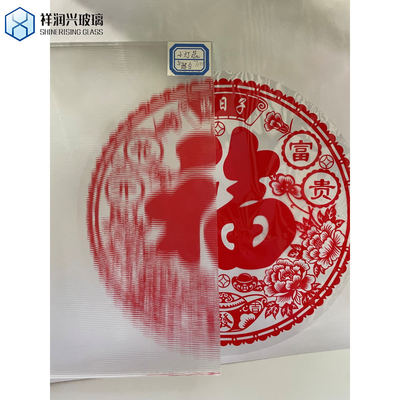 Gepatterned Strip Wave Rock Water Drop Tempered Glass Panel voor elektronische apparaten