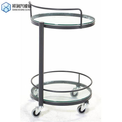 Vlakrand- en gepolijstrandwerk 5,5 mm roze gekleurd zwevend glas voor bouw