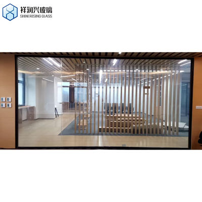 Vlakrand- en gepolijstrandwerk 5,5 mm roze gekleurd zwevend glas voor bouw