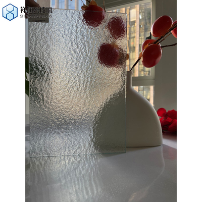 Single Glass Bedraad/Decorative/Badroom Glass 4-10mm Ultra Clear Ribbed Fluted Glass Panels