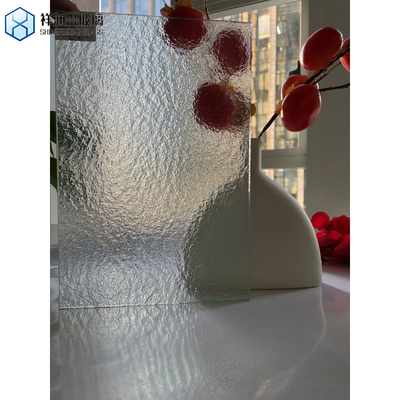 Single Glass Bedraad/Decorative/Badroom Glass 4-10mm Ultra Clear Ribbed Fluted Glass Panels