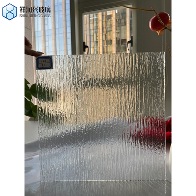 Verdeelglas met laag ijzeren ronde groef, geribd glas, gevloerd glas met patronen voor 5 personen