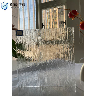 Gekleurd gefigureerd glazen patroon glas glas in kleur glas gewalst glas plat gepolijst randwerk