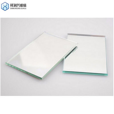 Plain Wall Aluminium Mirror Glass in Silver Finish Plaatglas met Flat Polished Edge Work