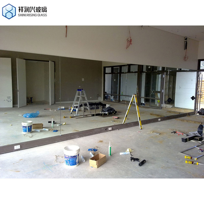 1-6mm Aluminium bekleed spiegelglas voor badkamer Huis Hotel Dans Studio Wand Decor