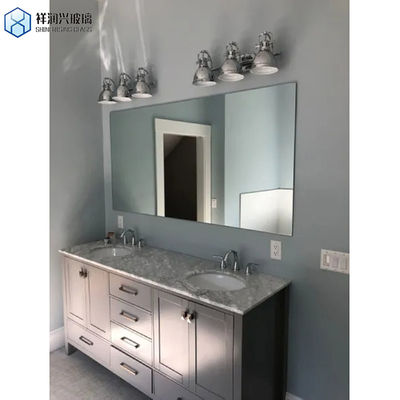 GB15763.2-2005 Standaard 2200*1600 2000*1600mm Frameless Mirror voor fitnessruimte of het monteren van spiegels