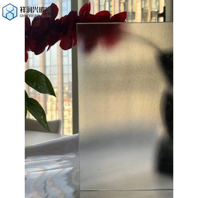Gelamineerd figurglas getemperd patroonglas begonia gebosste glas 10 mm op maat