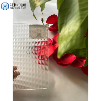 Gelamineerd figurglas getemperd patroonglas begonia gebosste glas 10 mm op maat