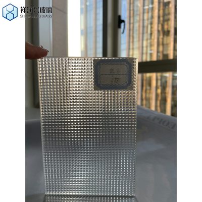 Gelamineerd figurglas getemperd patroonglas begonia gebosste glas 10 mm op maat